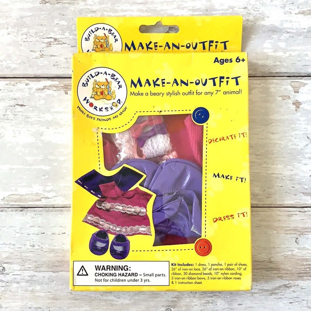 Build A Bear Outfit + Shoes Set Craft Kit 2008 NEW in Box Build-A-Bear